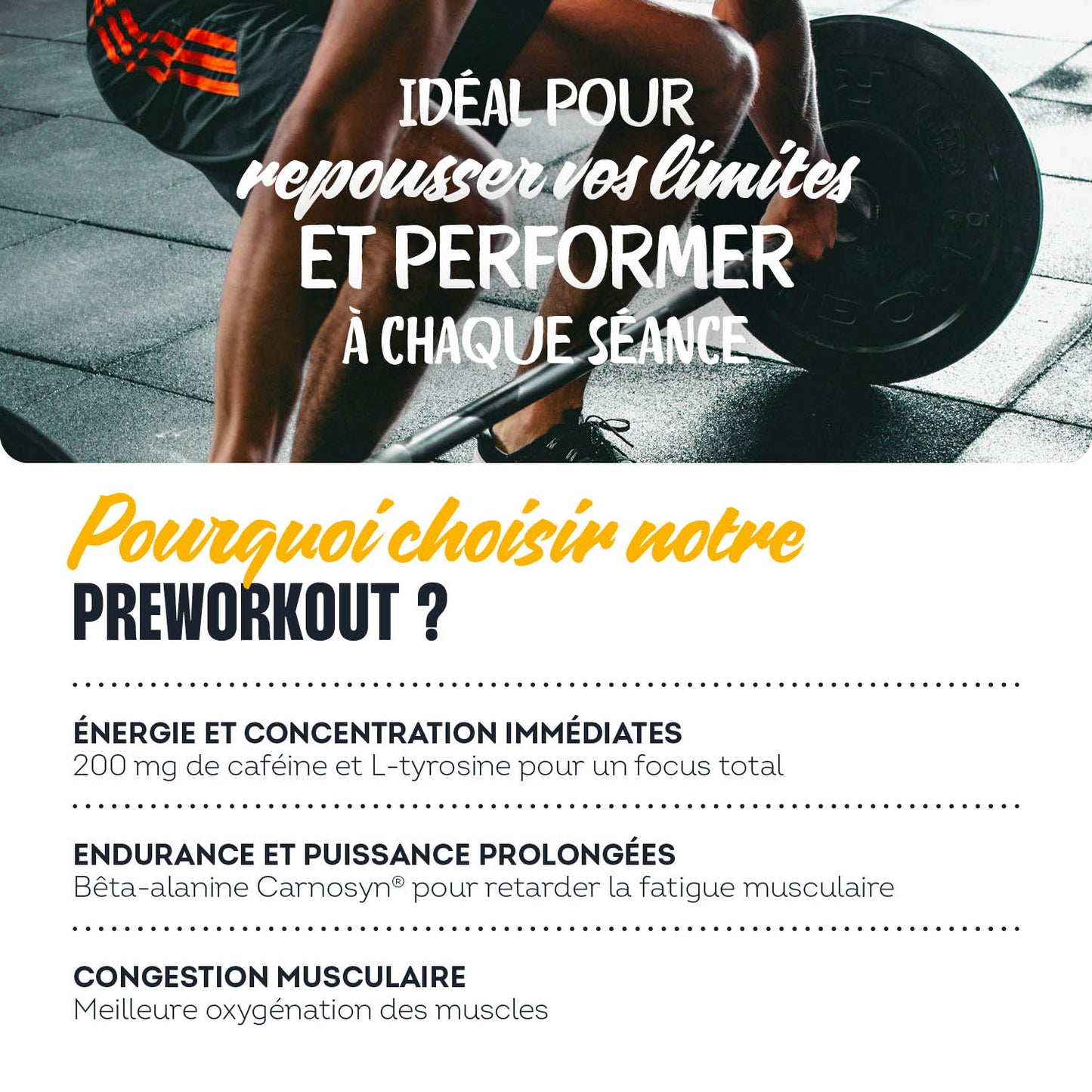 Preworkout saveur citron