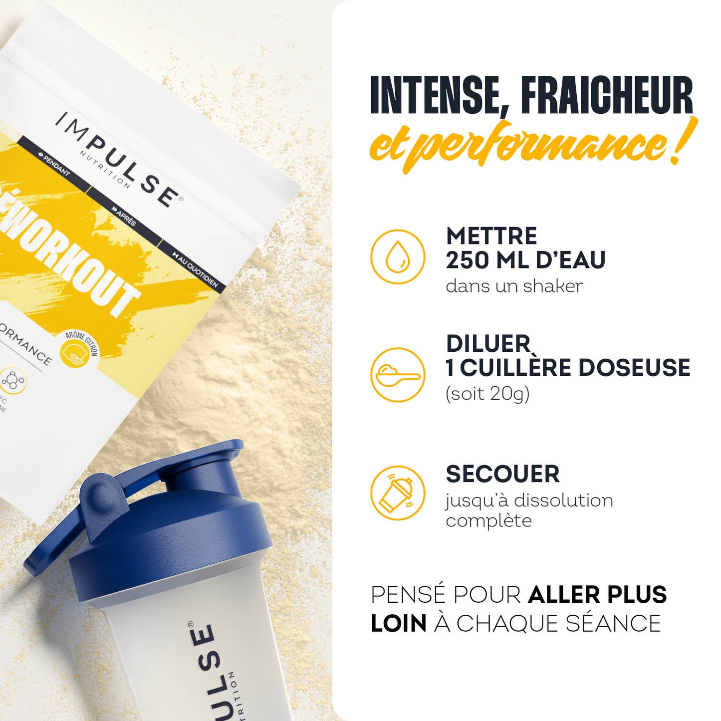Preworkout saveur citron