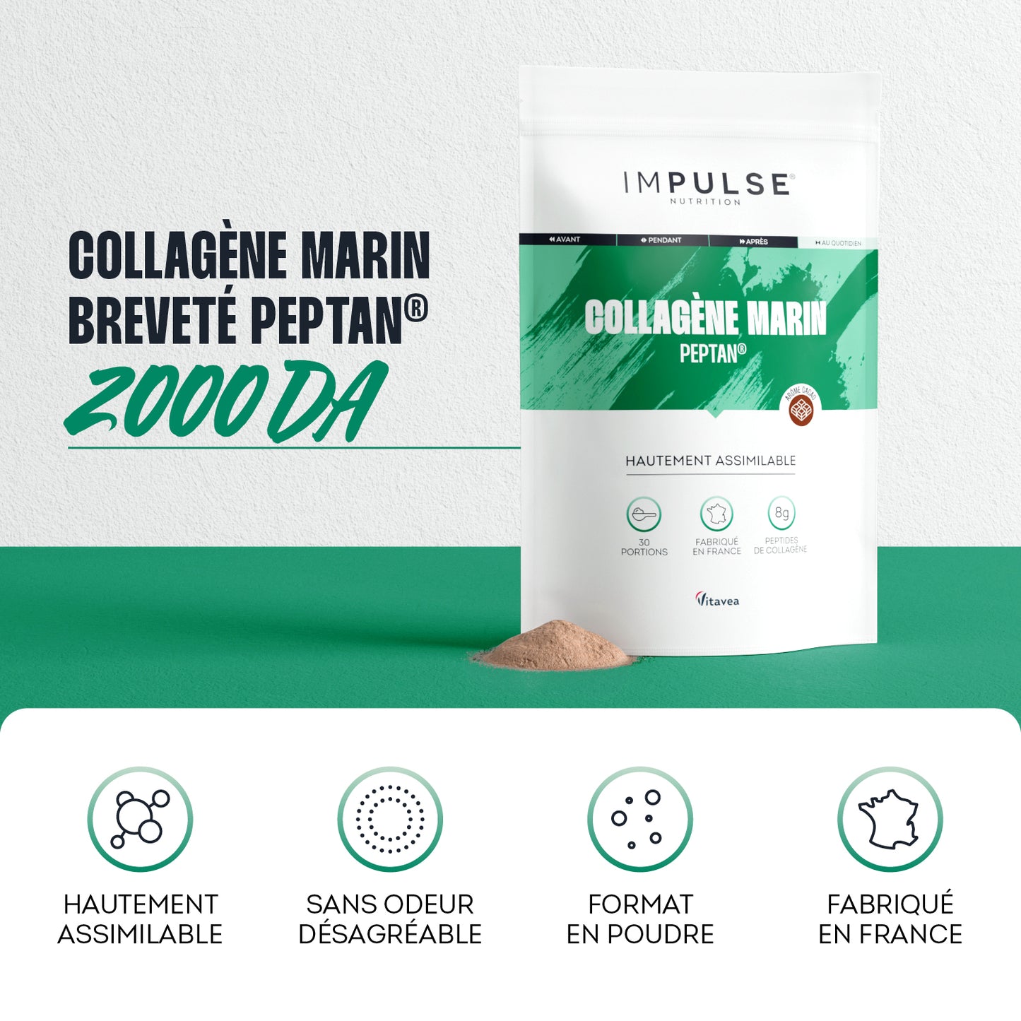 Collagène marin Peptan® saveur cacao