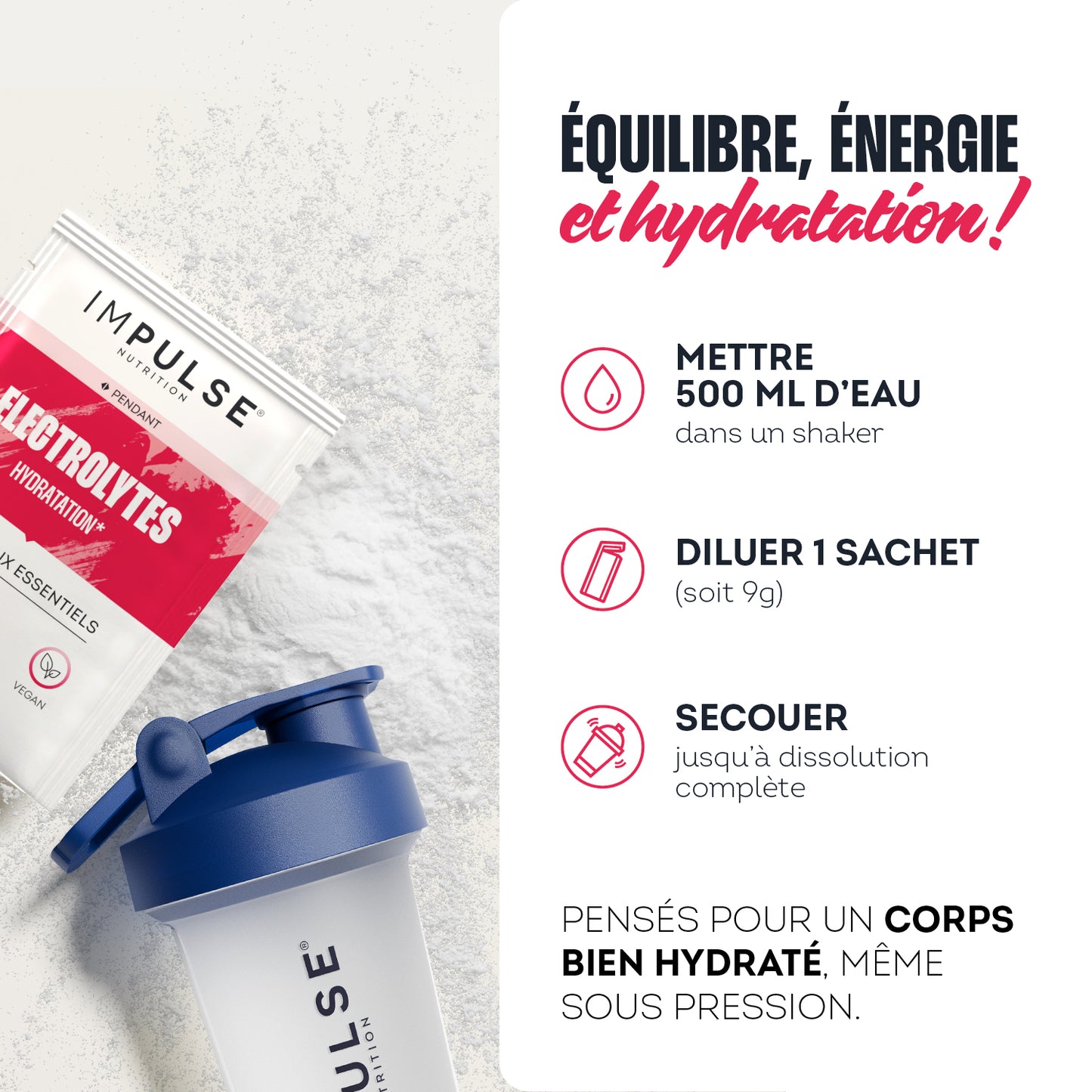 Électrolytes saveur pêche