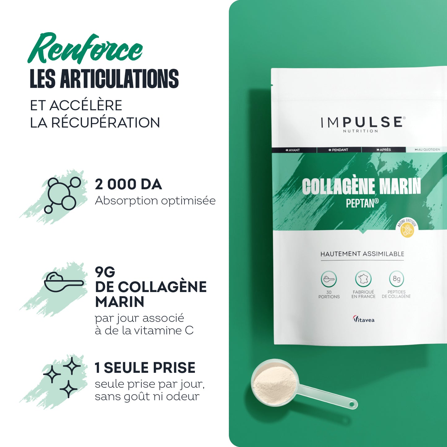Collagène marin Peptan® saveur exotique