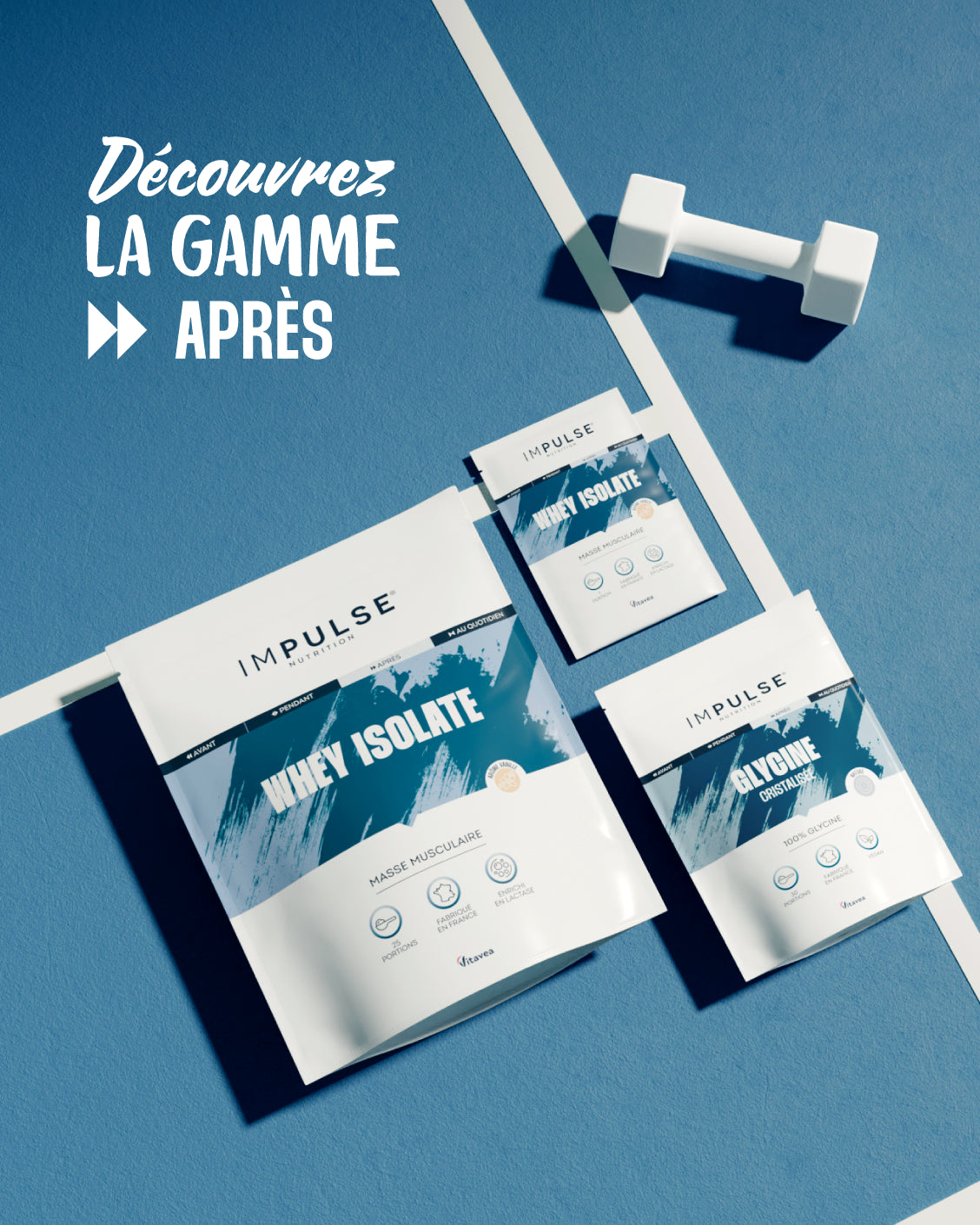 Whey Isolate saveur vanille - portion individuelle