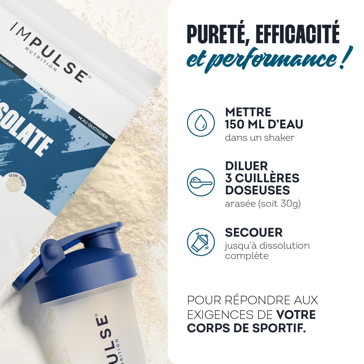 Whey Isolate saveur vanille