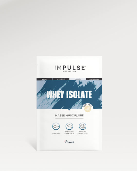 Whey Isolate Vanilla Flavor - Single Serving