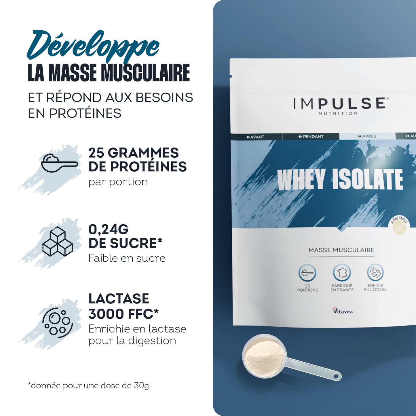 Whey Isolate saveur vanille