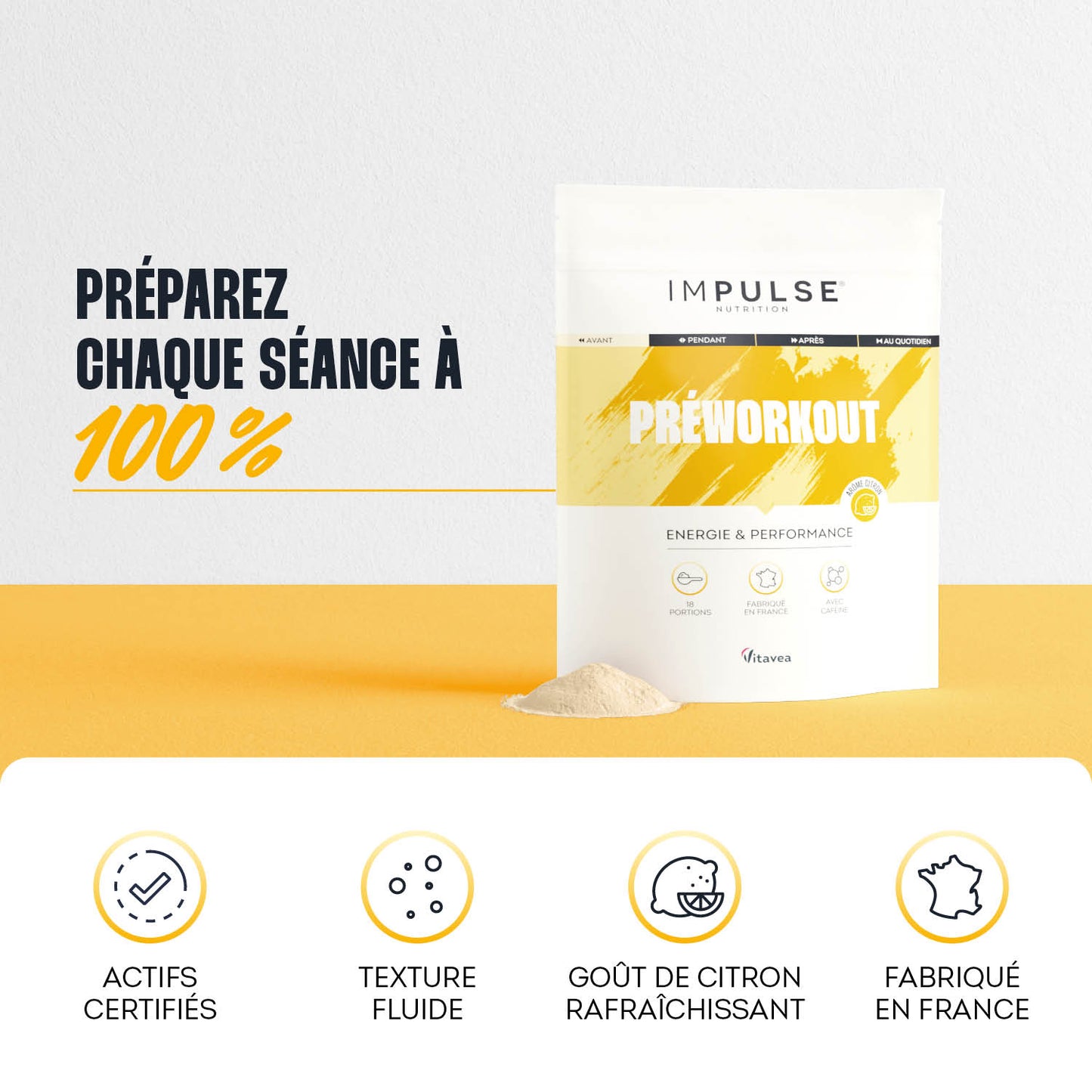 Preworkout saveur citron