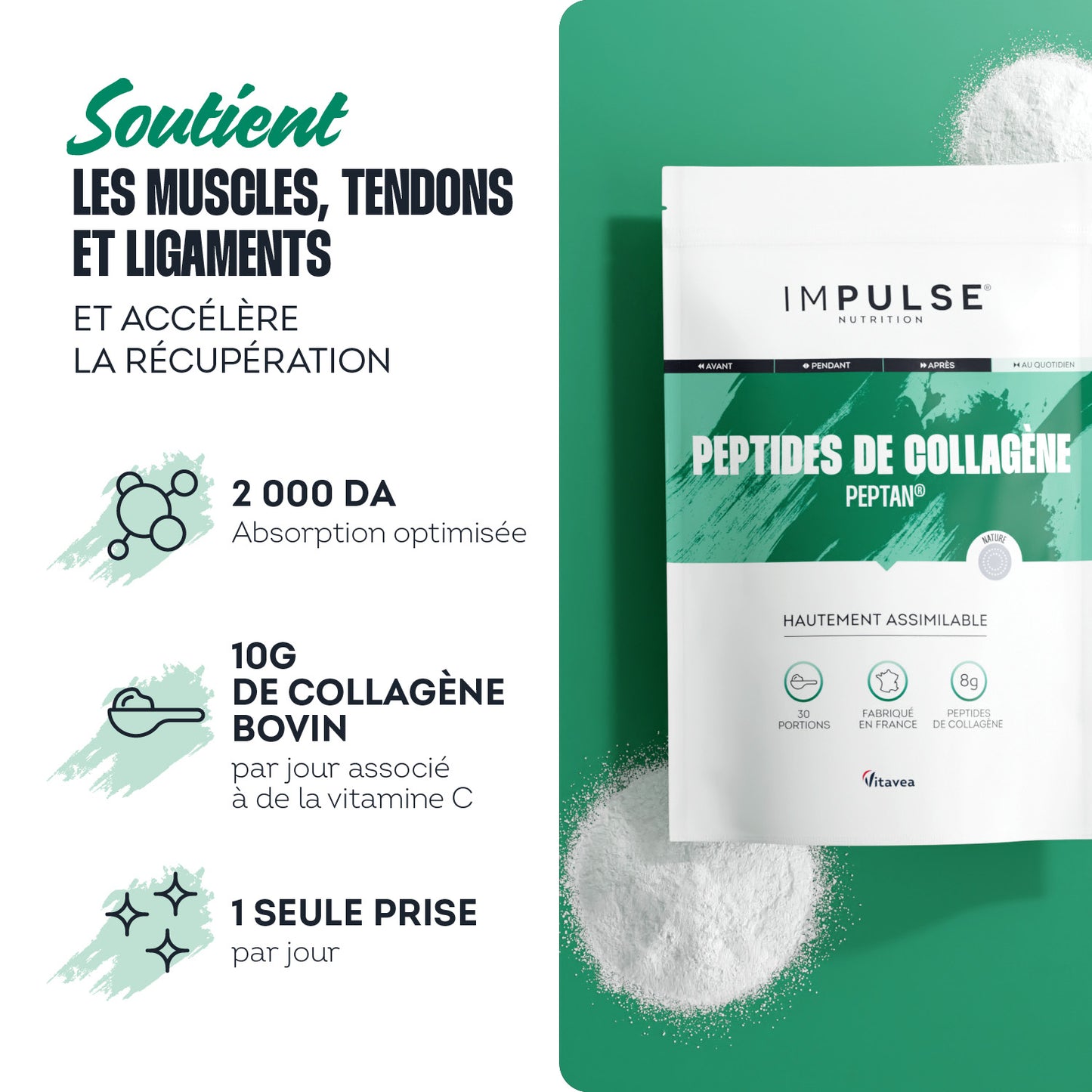 Peptides de collagène Peptan® nature