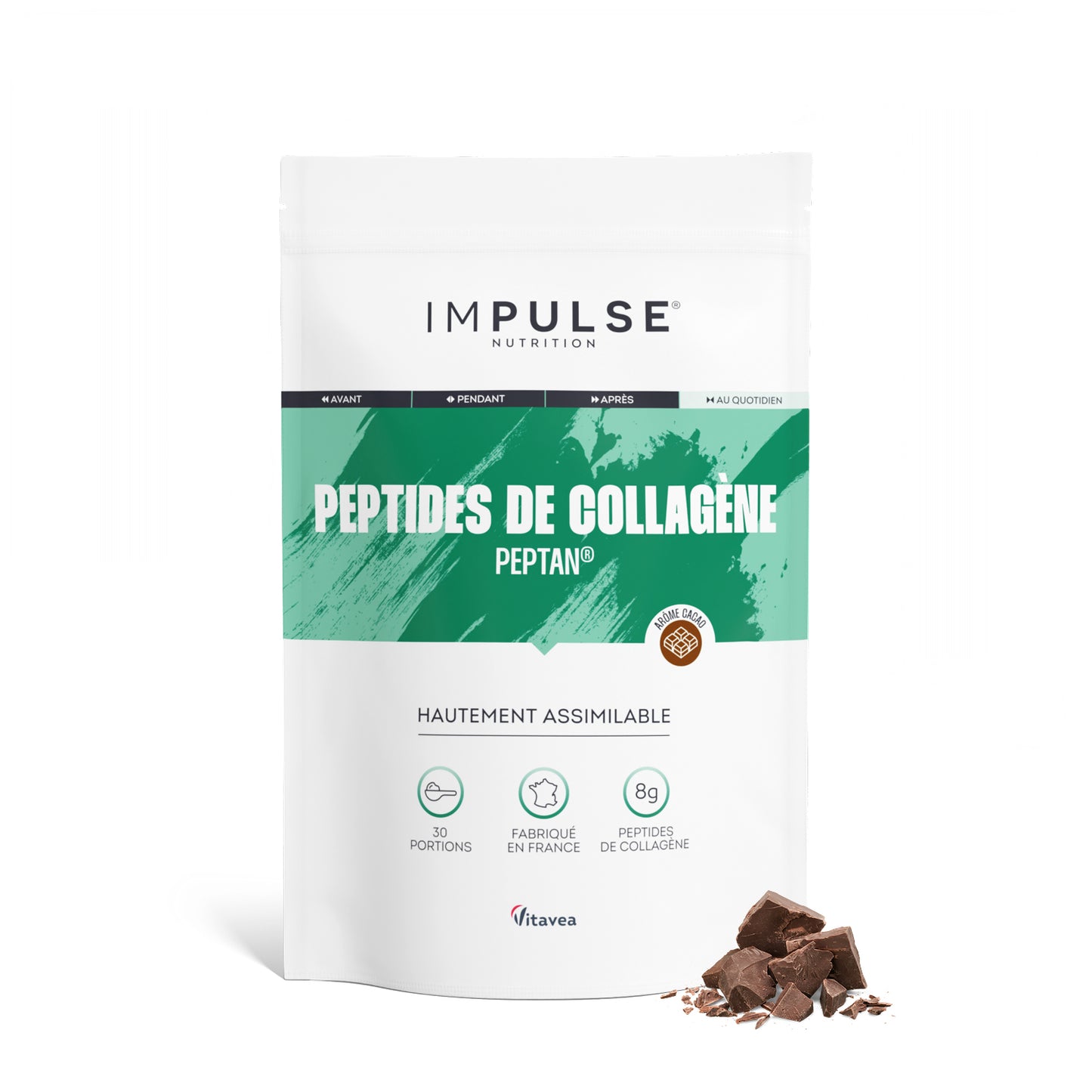 Peptides de collagène Peptan® saveur cacao