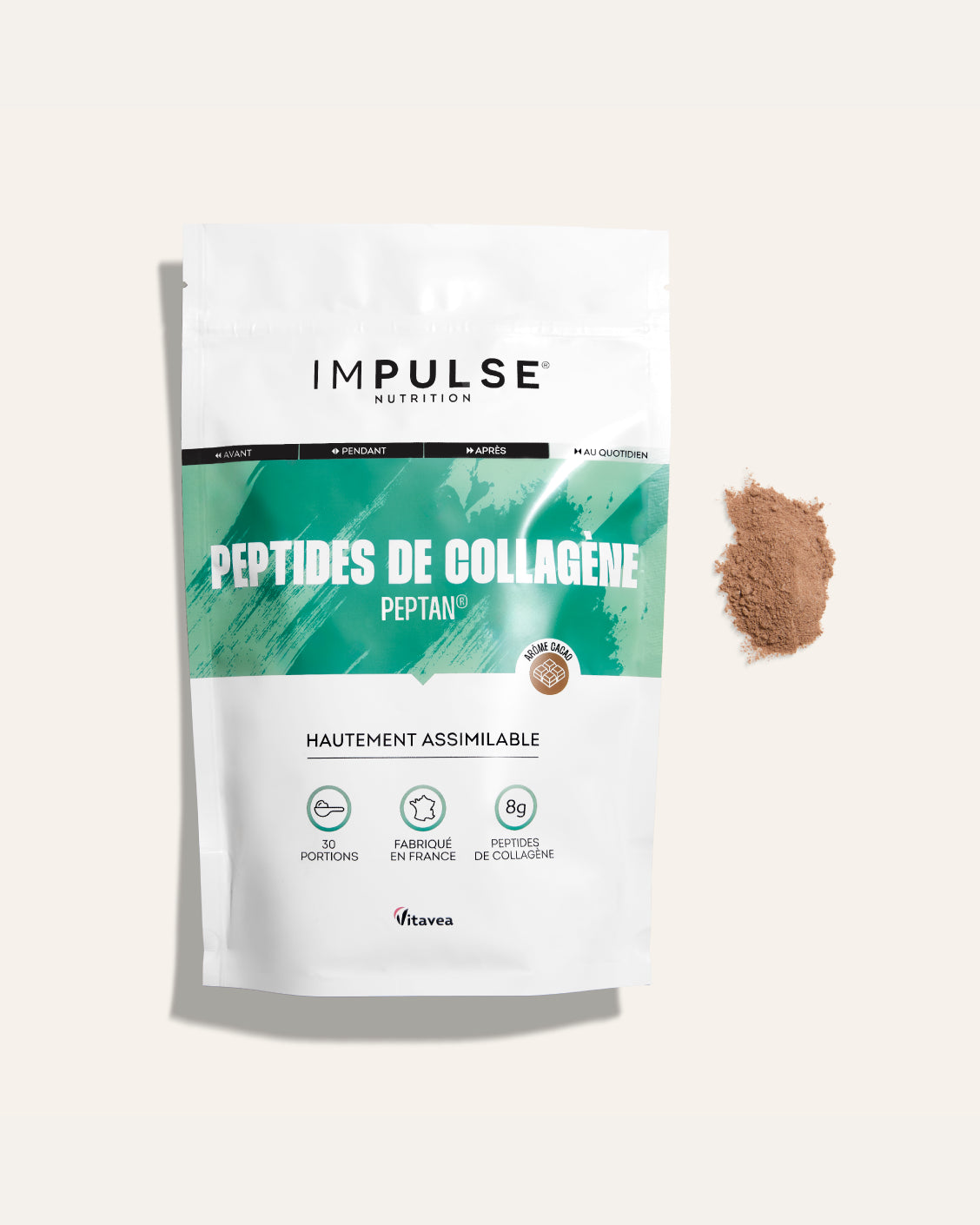 Peptides de collagène Peptan® saveur cacao