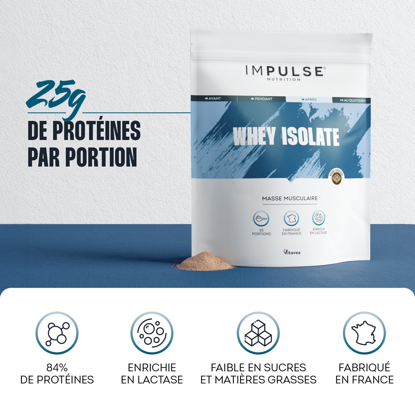 Whey Isolate saveur chocolat