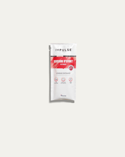 Boisson d'effort isotonique saveur fruits rouges