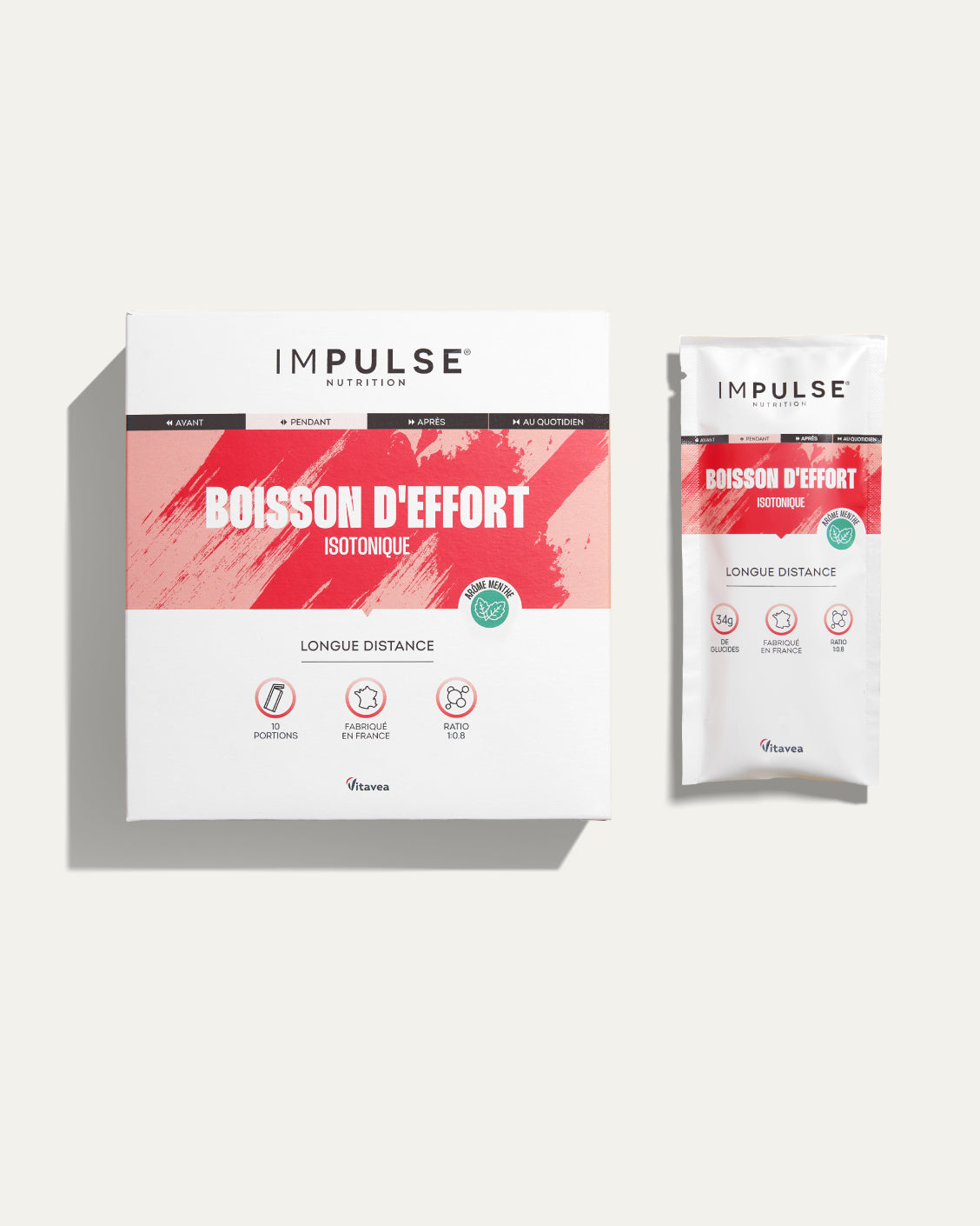 Isotonic sports drink mint flavor 