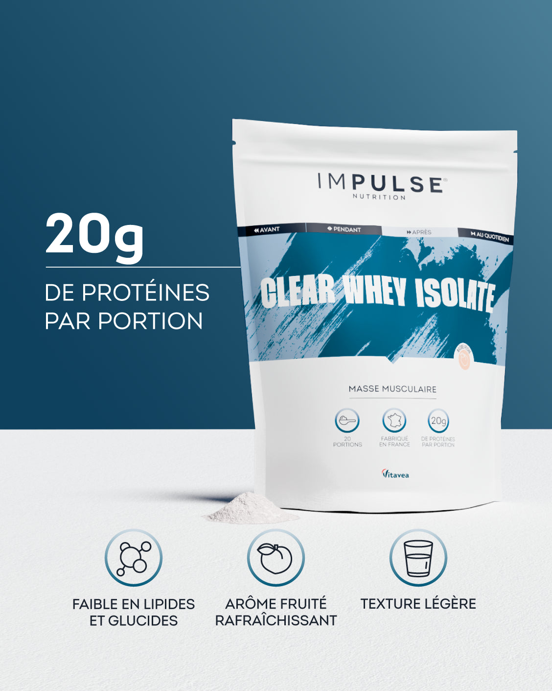 Clear Whey Isolate arôme pêche