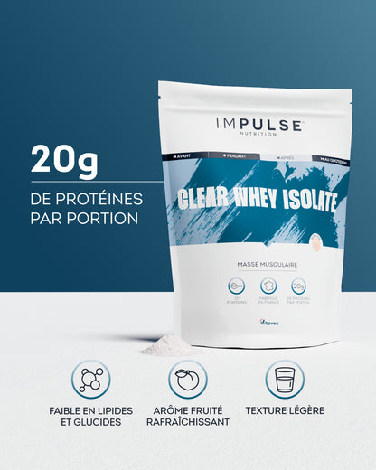 Clear Whey Isolate arôme pêche