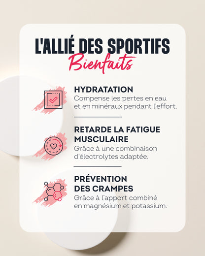 Lemon-flavored effervescent electrolyte tablets