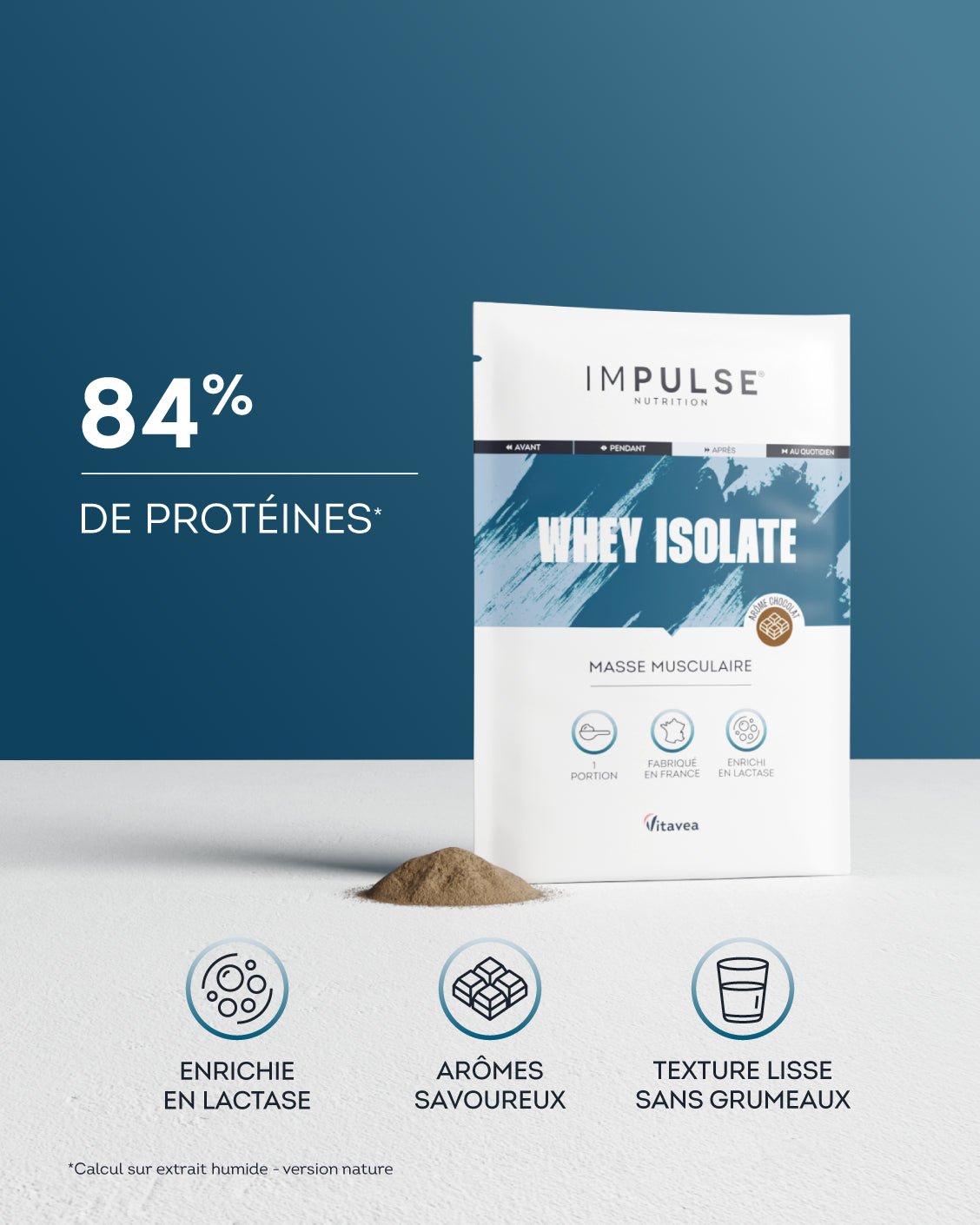 Whey Isolate Chocolate Flavor - Single Serving