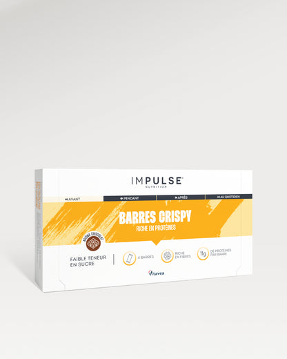 Crispy protein bar chocolate flavor 