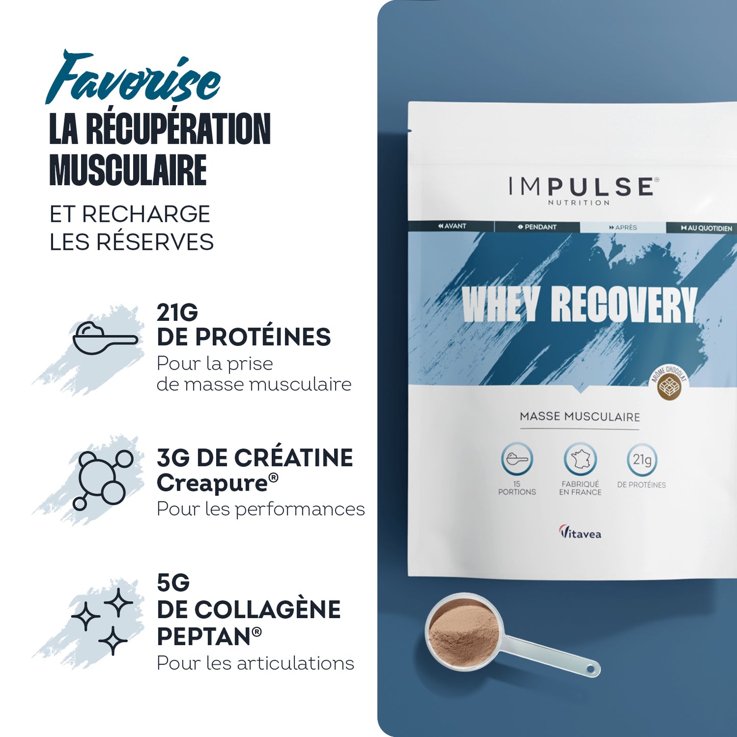 Whey Recovery saveur chocolat