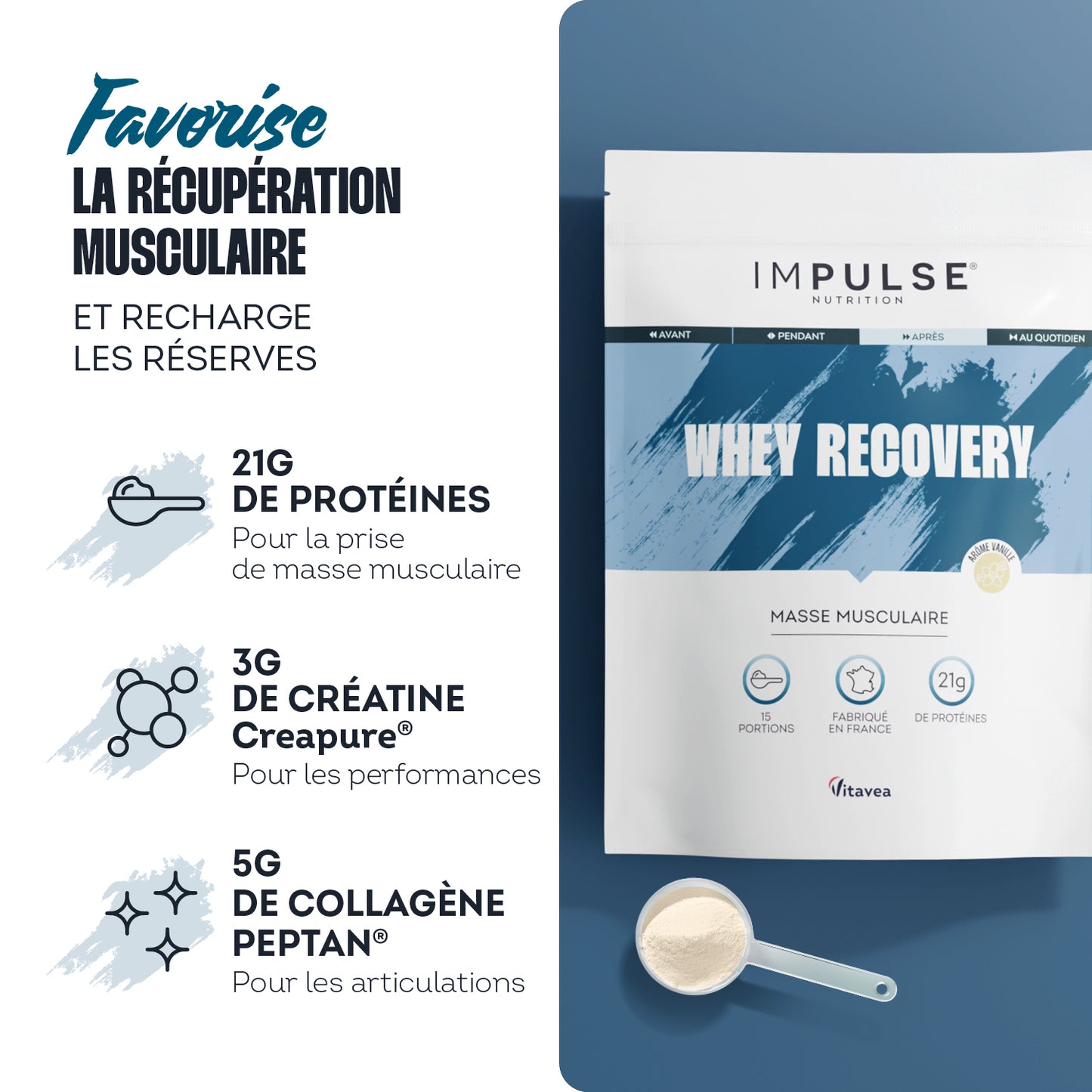 Whey Recovery saveur vanille