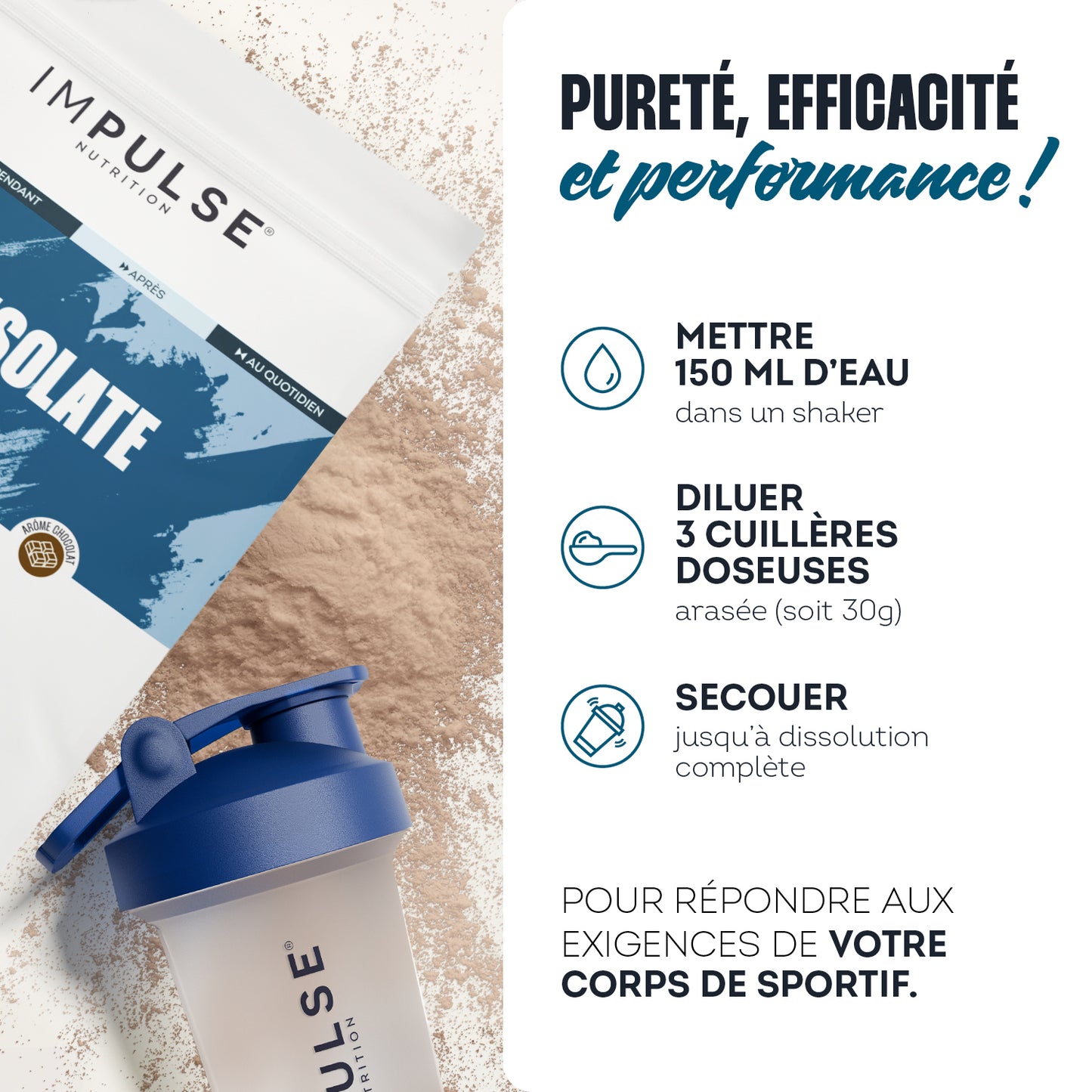 Whey Isolate saveur chocolat