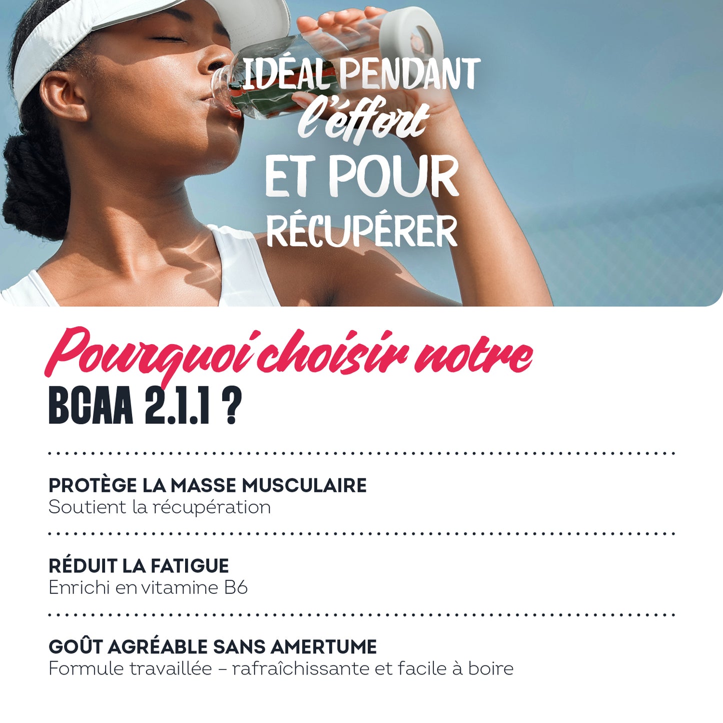 BCAA 2.1.1 saveur pêche