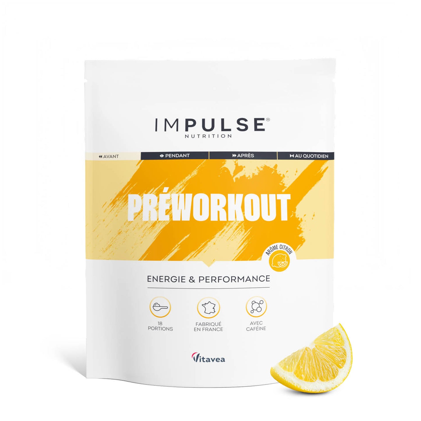 Preworkout saveur citron