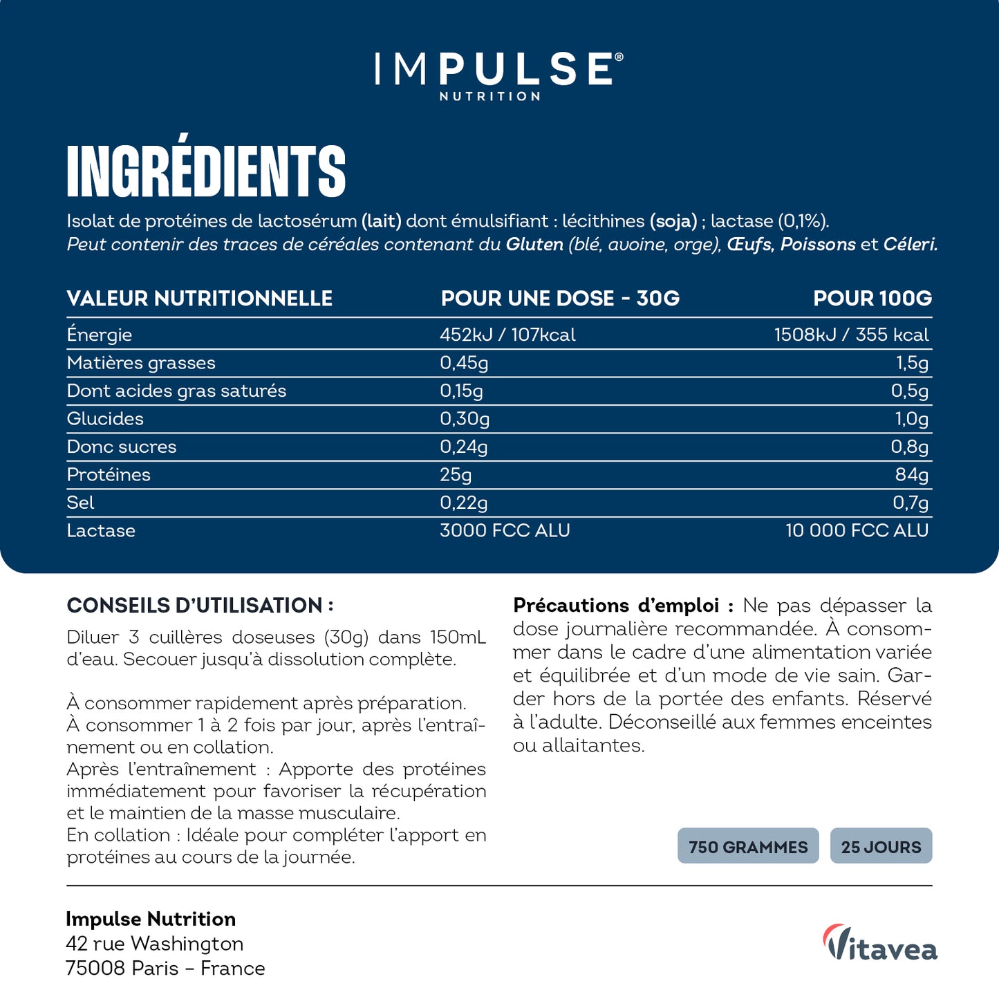 Whey Isolate nature